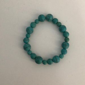 Turquoise beaded bracelet
